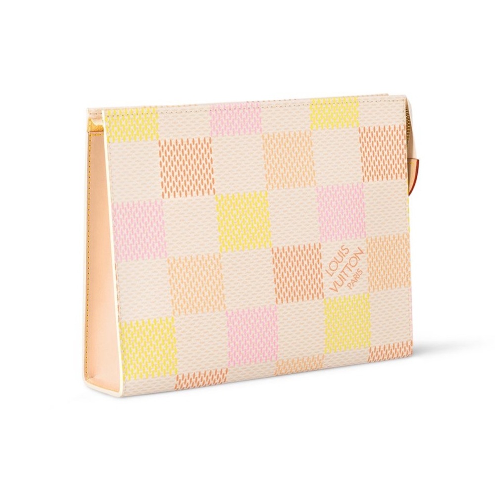 NEW Louis Vuitton Pastel Toiletry Pouch Damierlicious *RARE* - Picture 2 of 5
